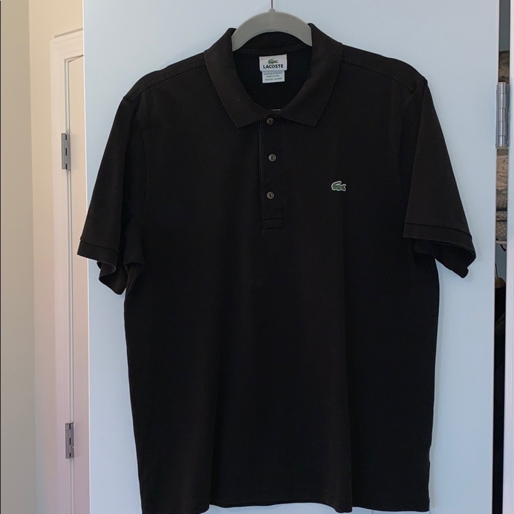 Lacoste black Polo Mens